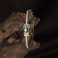 Deltawork Floral Kada with Sculpted Blossom Placement and Minimal Band Flow