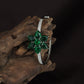Floral Kada with Layered Flower Formation and Crystal Border Flow