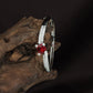 Chromevault Blossom Kada with Sculpted Floral Placement and Slim Band Flow