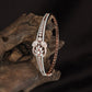 Designer Petal Band Kada with Structured Crystal Styling