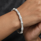 Textured Barrel Link Kada with Segmented Band Design