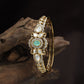 Heritage Kundan Kada with Framed Medallion Connector Pattern