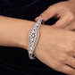 Classic Diamond Pattern Kada with Symmetrical Open Styling