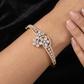 Gridflower Slim Kada with Textured Bloom Frame Styling