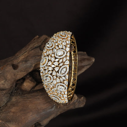 Framebloom Floral Kada featuring Dense Mesh Panel Detailing