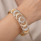 Asterframe Disc Kada with Radial Floral Border Detailing