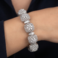 Heritage Hollow Frame Kada with Textured Oval Panel Work