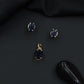 Classic oval pendant set with minimalist styling