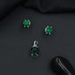 Classic oval pendant set with minimalist styling