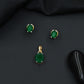 Classic oval pendant set with minimalist styling