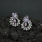 Garland Inspired Stud Earrings with Blossom Detailing