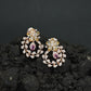 Garland Inspired Stud Earrings with Blossom Detailing