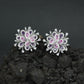 Botanical Burst Stud Earrings with Petal Inspired Styling