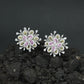 Botanical Burst Stud Earrings with Petal Inspired Styling