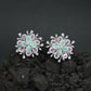 Botanical Burst Stud Earrings with Petal Inspired Styling