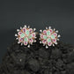 Botanical Burst Stud Earrings with Petal Inspired Styling