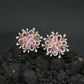 Botanical Burst Stud Earrings with Petal Inspired Styling
