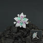 Floral Burst Finger Ring with Nature Inspired Design