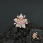 Floral Burst Finger Ring with Nature Inspired Design