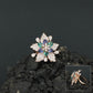 Floral Burst Finger Ring with Nature Inspired Design