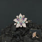 Floral Burst Finger Ring with Nature Inspired Design