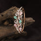 Botanical Scroll Rose Gold Kada with Elegant Vine Styling
