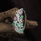Decorative Floral Kada with Leaf and Blossom Detailing