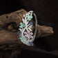Decorative Floral Kada with Leaf and Blossom Detailing