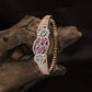 Bloom Inspired Rose Gold Kada with Decorative Border Design