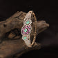 Bloom Inspired Rose Gold Kada with Decorative Border Design