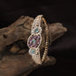 Bloom Inspired Rose Gold Kada with Decorative Border Design