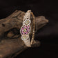 Bloom Inspired Rose Gold Kada with Decorative Border Design