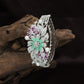 Artistic Floral Kada with Layered Bloom Arrangement