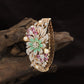 Artistic Floral Kada with Layered Bloom Arrangement