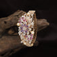 Artistic Floral Kada with Layered Bloom Arrangement