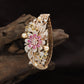 Artistic Floral Kada with Layered Bloom Arrangement
