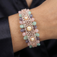 Radiating Bead Rose Gold Kada with Ornamental Appeal