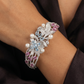 Floral Vine Kada with Pearl Accent Detailing