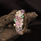 Floral Vine Kada with Pearl Accent Detailing