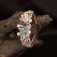 Floral Vine Kada with Pearl Accent Detailing