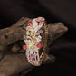 Floral Vine Kada with Pearl Accent Detailing