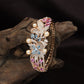Floral Vine Kada with Pearl Accent Detailing