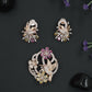 Rose Gold Pendant Set with Pigeon and Bloom Detailing
