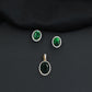 Decorative oval pendant set showcasing timeless craftsmanship and balanced design
