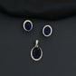 Decorative oval pendant set showcasing timeless craftsmanship and balanced design