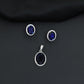 Decorative oval pendant set showcasing timeless craftsmanship and balanced design