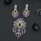 Crystal Pendant Set with Ornamental Arch Composition