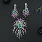 Crystal Pendant Set with Ornamental Arch Composition