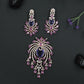 Crystal Pendant Set with Ornamental Arch Composition