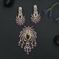 Crystal Pendant Set with Ornamental Arch Composition